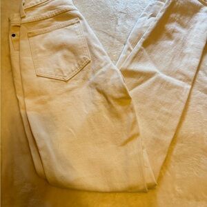 Lands' End Vintage Cream Straight Jeans